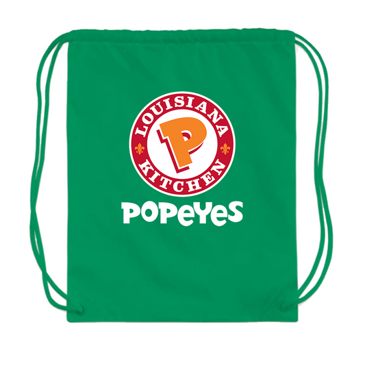 Popeyes Louisiana Kitchen Drawstring Bag