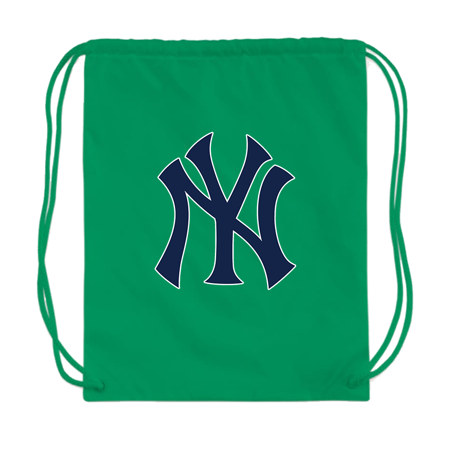 New York NY Yankees Baseball Drawstring Bag
