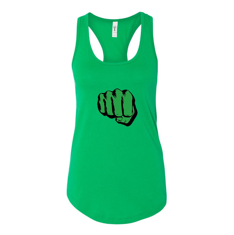 Women's Hulk Punch Racerback Tank Top