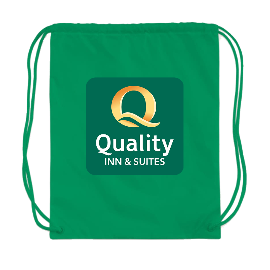 Quality Inn & Suites Drawstring Bag