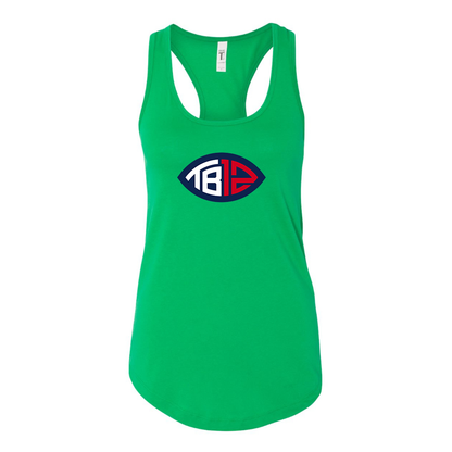 Women's Tom Brady 12 Racerback Tank Top