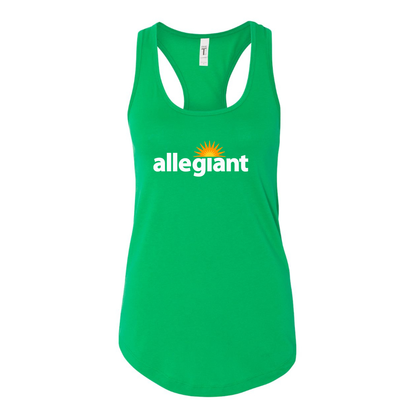 Women's Allegiant Air  Racerback Tank Top