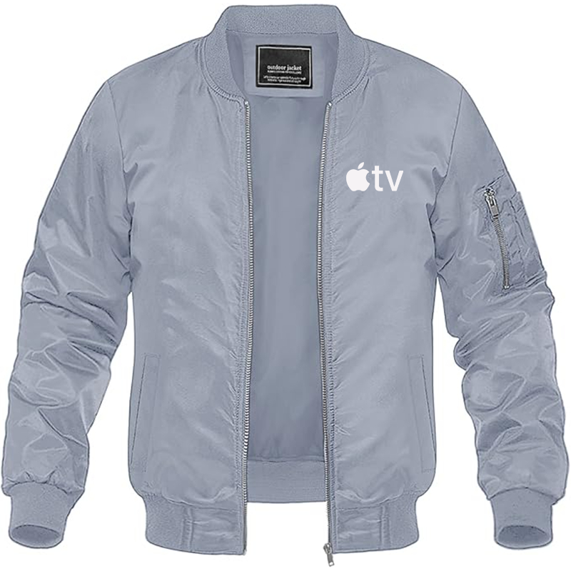 MAGNIVIT Men's  Apple TV  Lightweight Bomber Jacket Windbreaker Casual Fall Spring Outdoor Coat