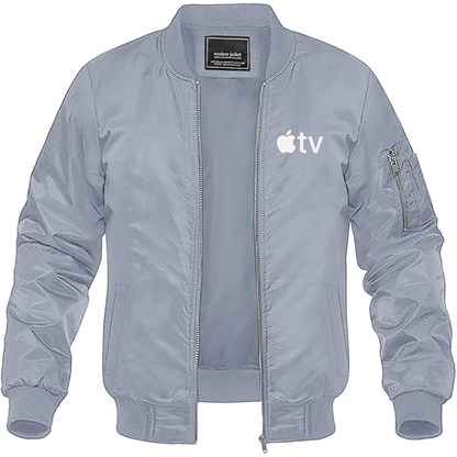 MAGNIVIT Men's  Apple TV  Lightweight Bomber Jacket Windbreaker Casual Fall Spring Outdoor Coat