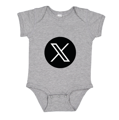 Twitter X Baby Romper Onesie