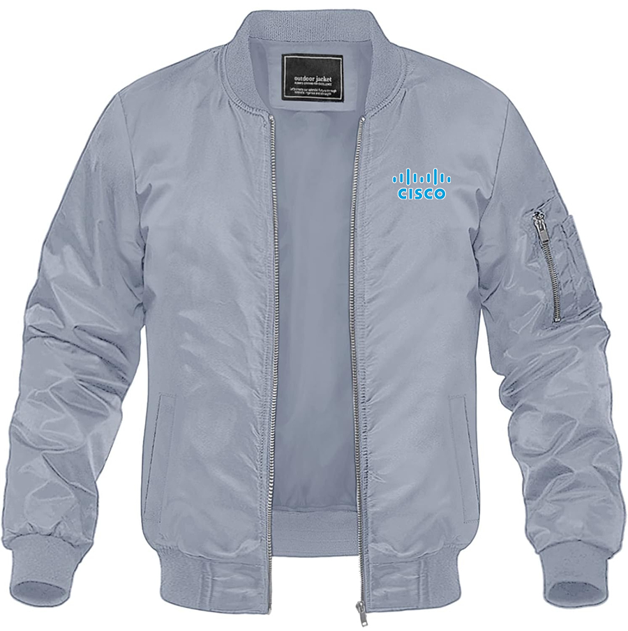 Men's Cisco Lightweight Bomber Jacket Windbreaker Softshell Varsity Jacket
