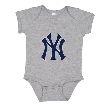 New York NY Yankees Baseball Baby Romper Onesie