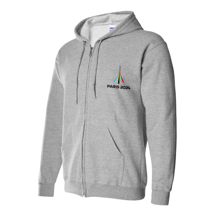 Men's Olympia Paris 2024 Zipper Hoodie
