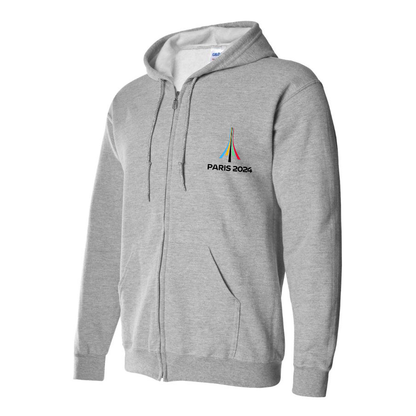 Men's Olympia Paris 2024 Zipper Hoodie