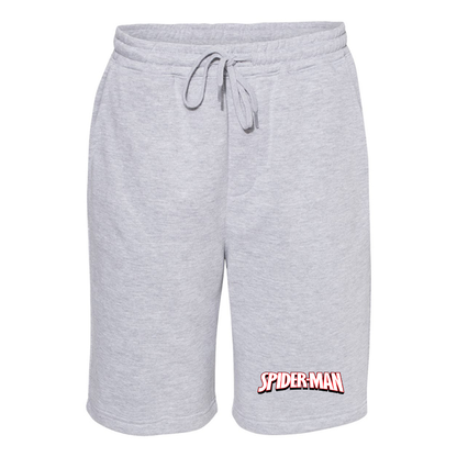Men's Spider Man Independent Trading Co Midweight Fleece Shorts