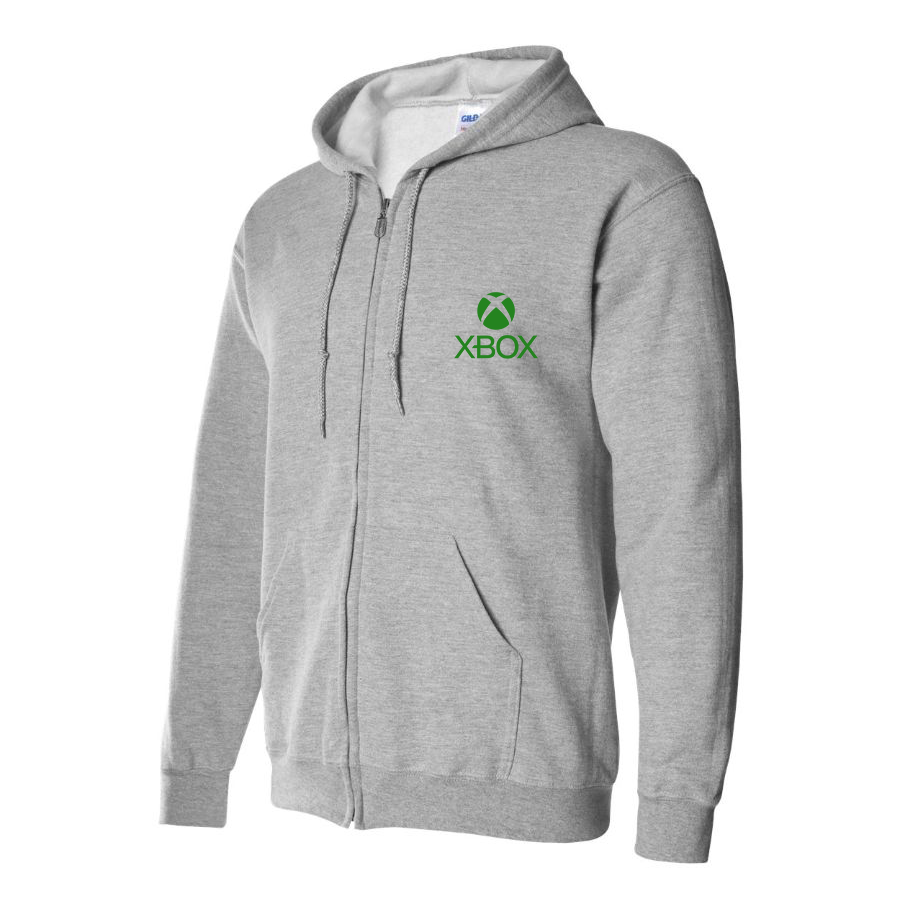 Men's X Box Gaming Zipper Hoodie
