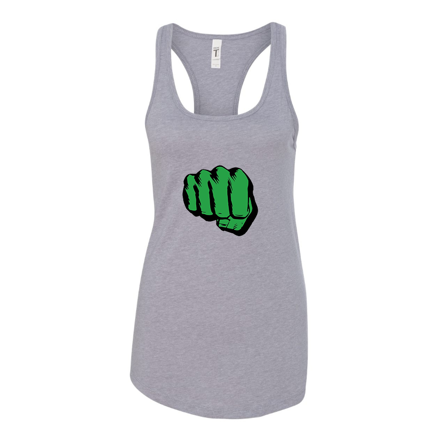 Women's Hulk Punch Racerback Tank Top