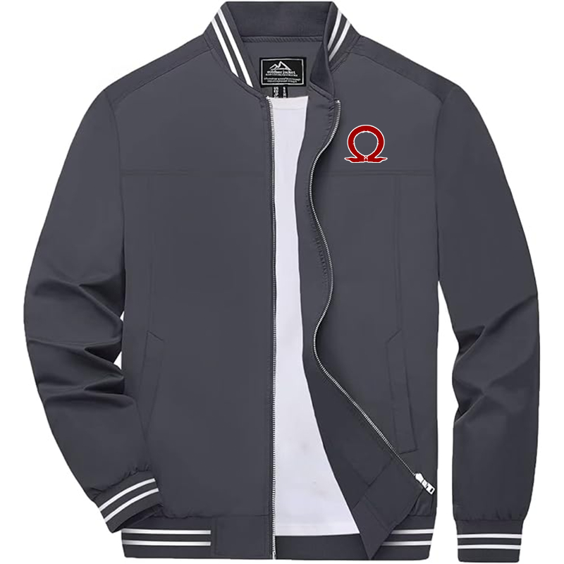 Men's God Of War Boladeci  Bomber Jackets Lightweight Water Resistant Breathable Spring Fall Full Zip Thin Windbreaker Light Jackets