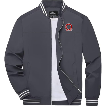 Men's God Of War Boladeci  Bomber Jackets Lightweight Water Resistant Breathable Spring Fall Full Zip Thin Windbreaker Light Jackets