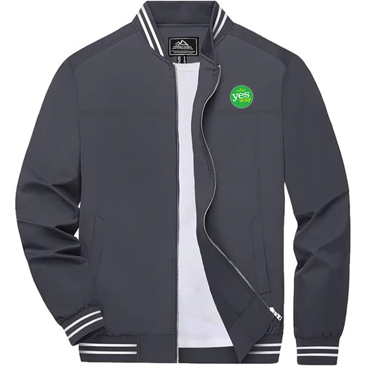 Men's Yes Way Boladeci  Bomber Jackets Lightweight Water Resistant Breathable Spring Fall Full Zip Thin Windbreaker Light Jackets