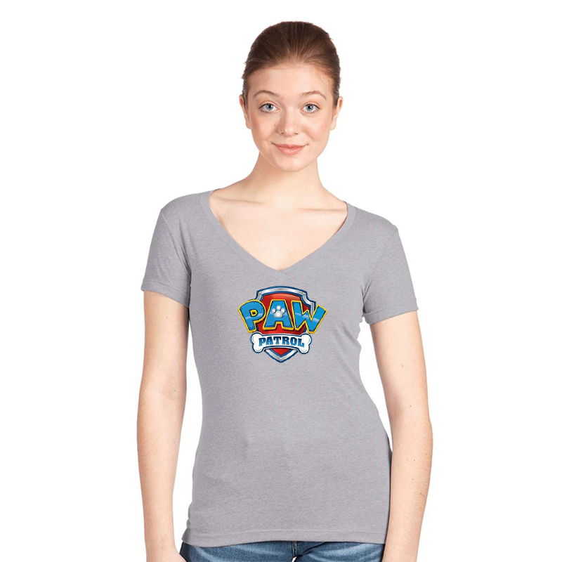 Women's Paw Patrol Next Level Ideal V-Neck T-Shirt