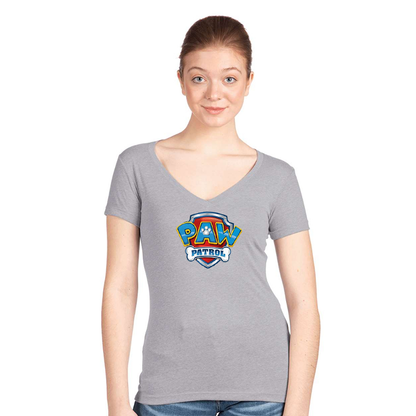 Women's Paw Patrol Next Level Ideal V-Neck T-Shirt