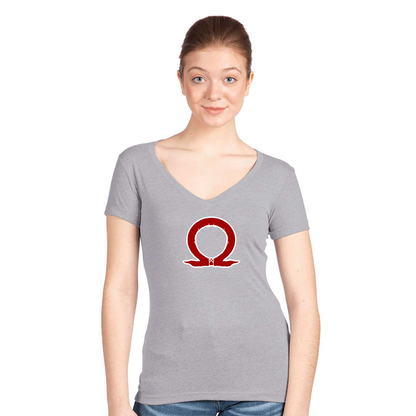 Women's God Of War Next Level Ideal V-Neck T-Shirt