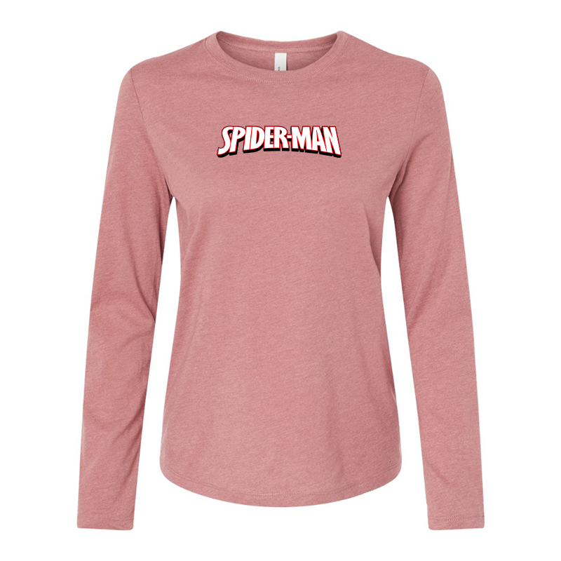Women’s Spider Man BELLA CANVAS Jersey Long Sleeve Tee