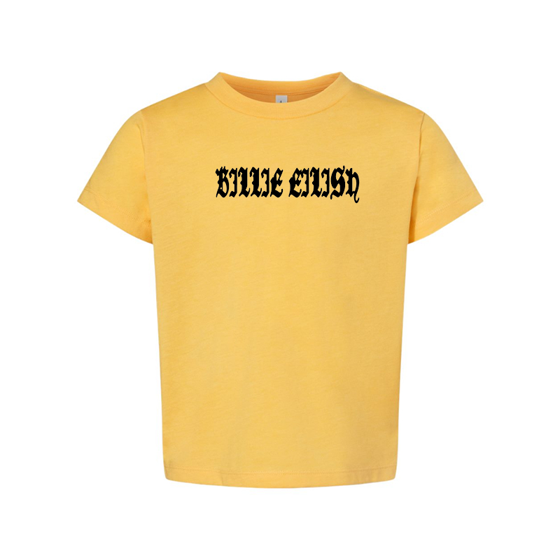Billie Eilish BELLA  CANVAS Toddler Jersey Tee