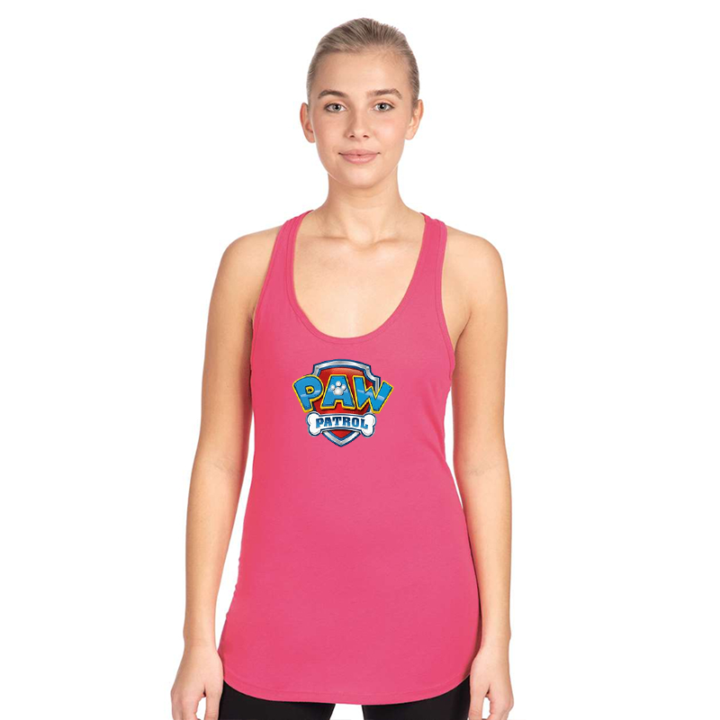Women's Paw Patrol Next Level Ideal Racerback Tank