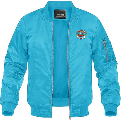 MAGNIVIT Men's Paw Patrol Lightweight Bomber Jacket Windbreaker Casual Fall Spring Outdoor Coat