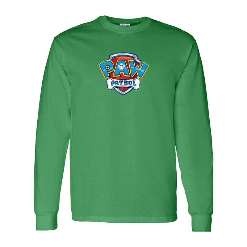 Men's Paw Patrol Gildan Heavy Cotton Long Sleeve T-Shirt