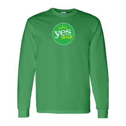 Men's Yes Way  Gildan Heavy Cotton Long Sleeve T-Shirt