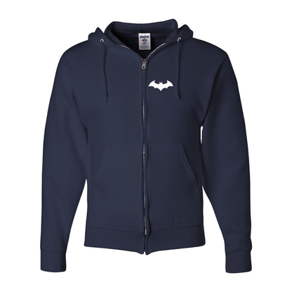 Men's Batman JERZEES NuBlend Full Zip Hooded Sweatshirt