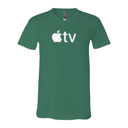 Apple TV BELLA  CANVAS  Jersey V-Neck Tee