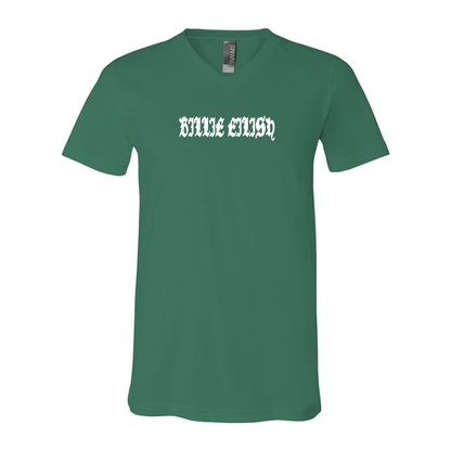 Billie Eilish BELLA  CANVAS  Jersey V-Neck Tee