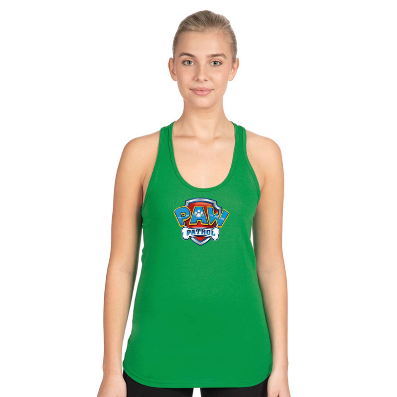 Women's Paw Patrol Next Level Ideal Racerback Tank