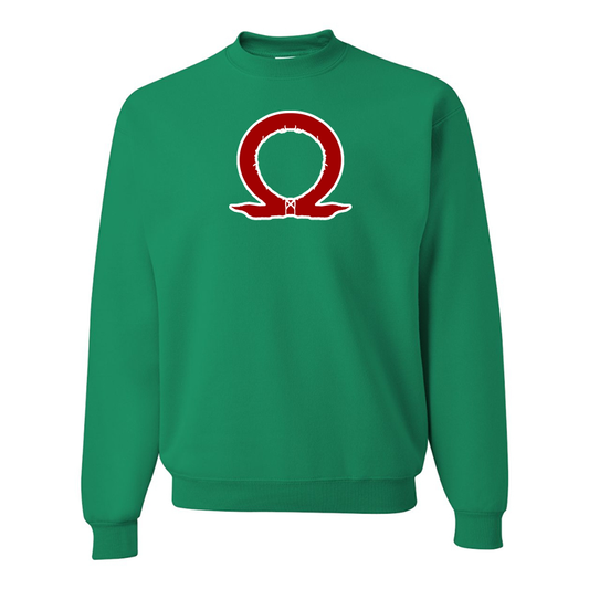 Men's God Of War JERZEES NuBlend Crewneck Sweatshirt