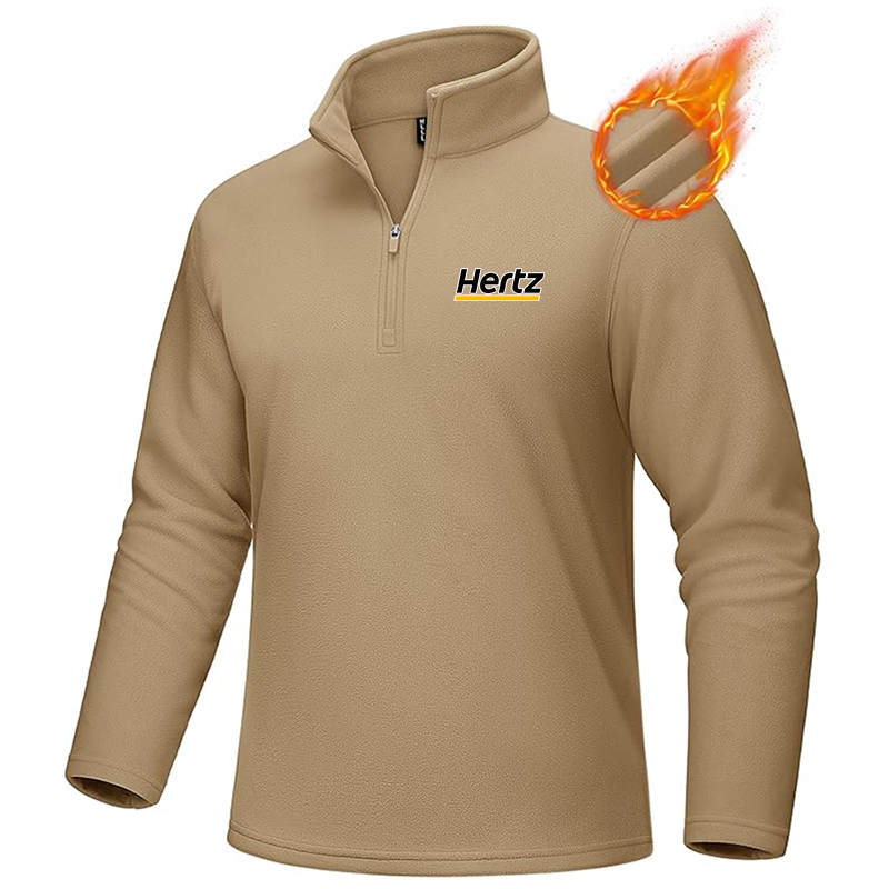 Men's Hertz MAGCOMSEN Quarter-Zip Pullover Polar Fleece Sweatshirt Stand Collar Long Sleeve Shirt for Men Thermal Winter Fall
