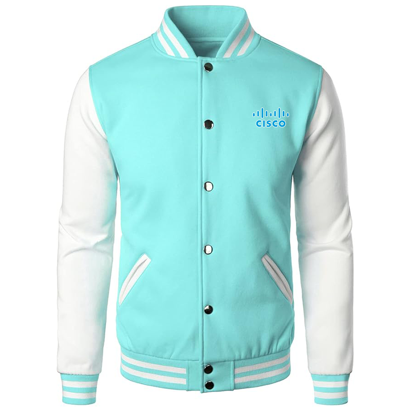 Men’s Cisco Varsity Baseball Jacket Cotton Blend Letterman Jackets