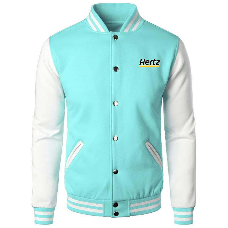 Men’s Hertz Varsity Baseball Jacket Cotton Blend Letterman Jackets