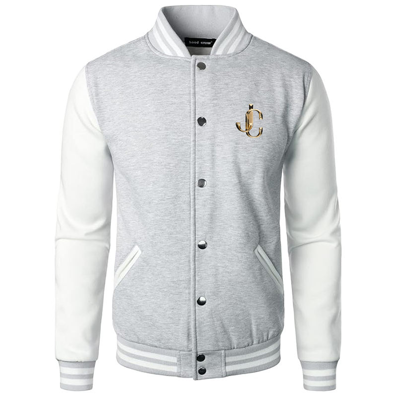 Men’s  Jimmy Choo Varsity Baseball Jacket Cotton Blend Letterman Jackets