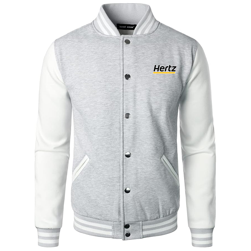 Men’s Hertz Varsity Baseball Jacket Cotton Blend Letterman Jackets