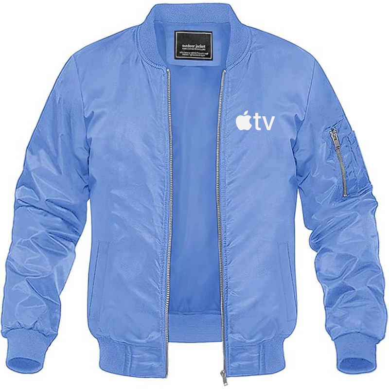 MAGNIVIT Men's  Apple TV  Lightweight Bomber Jacket Windbreaker Casual Fall Spring Outdoor Coat