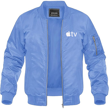 MAGNIVIT Men's  Apple TV  Lightweight Bomber Jacket Windbreaker Casual Fall Spring Outdoor Coat