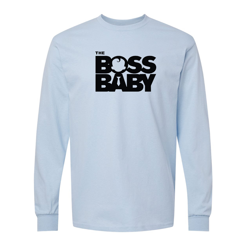 Men's Boss Baby  Gildan Heavy Cotton Long Sleeve T-Shirt