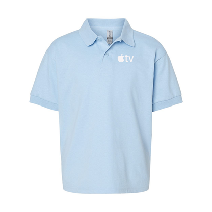 Youth's Apple TV Gildan Dry Blend Jersey Polo