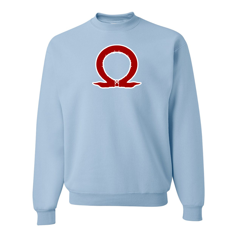 Men's God Of War JERZEES NuBlend Crewneck Sweatshirt
