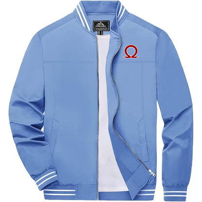 Men's God Of War Boladeci  Bomber Jackets Lightweight Water Resistant Breathable Spring Fall Full Zip Thin Windbreaker Light Jackets