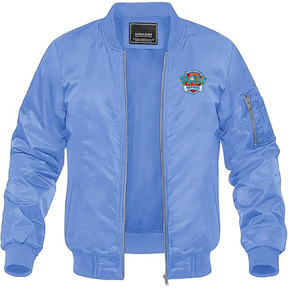 MAGNIVIT Men's Paw Patrol Lightweight Bomber Jacket Windbreaker Casual Fall Spring Outdoor Coat