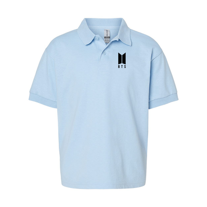 Youth's BTS Gildan Dry Blend Jersey Polo