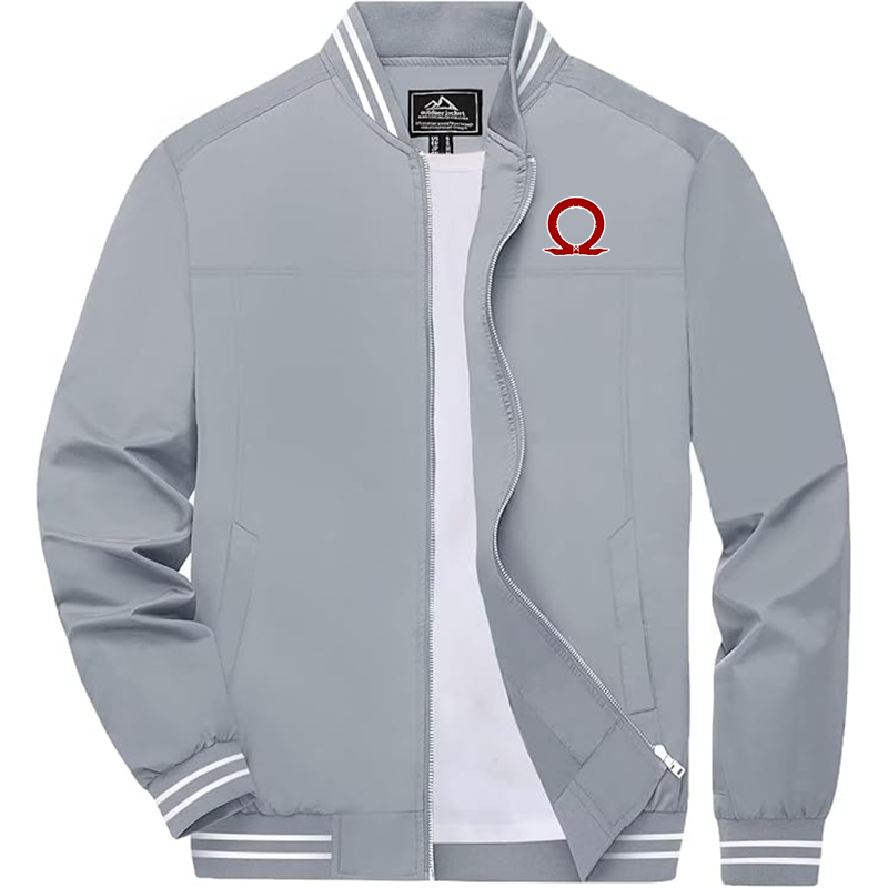 Men's God Of War Boladeci  Bomber Jackets Lightweight Water Resistant Breathable Spring Fall Full Zip Thin Windbreaker Light Jackets