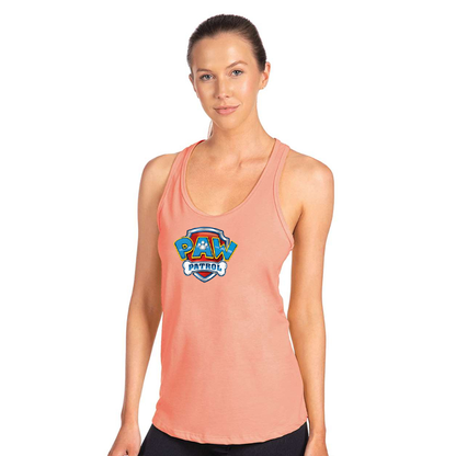 Women's Paw Patrol Next Level Ideal Racerback Tank