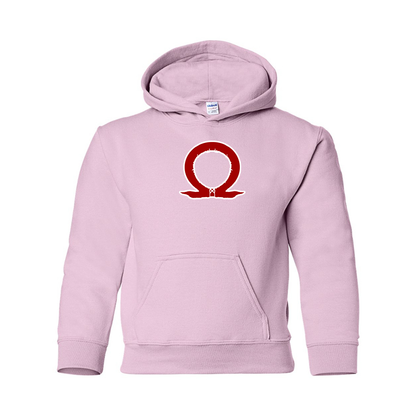 Youth's God Of War Gildan Heavy Blend Hooded Sweatshirt