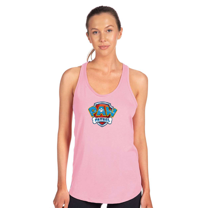 Women's Paw Patrol Next Level Ideal Racerback Tank